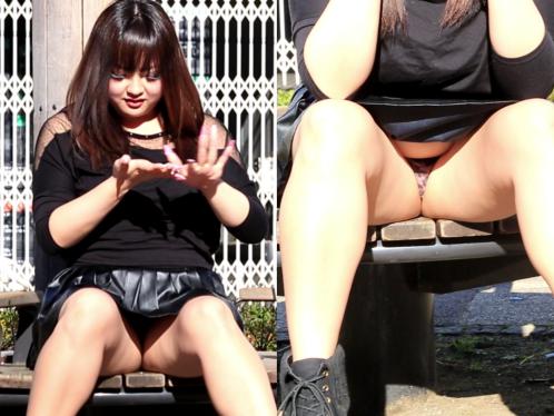 【FullHD】ぽちゃギャル大開脚！