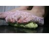[Video] sole Hihokan  wheat clay lace socks Hen  Kiyoka