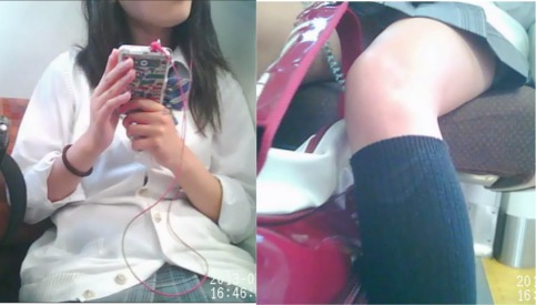 【電車内の美女】シリーズその24 怒濤の女子校生これでもか!きれいどころを集めて10本セット販売!