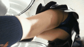 ペット目線 ストーカーされた美人制服女子のはみ出しチラリズム part2(屋内 屋外歩行、階段、エスカ駆け上がり)