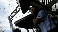 ペット目線 part4 制服女子女子のむちむちお尻に激しく食い込む黒色柄付P
