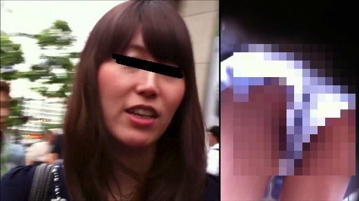 【顔出し】都会の美女のパンティ84