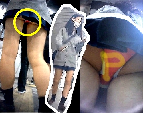 【生ぱん】街の激ミニ制服娘を追跡８【フルHD】