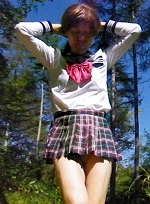 タックプッシー女装高生ピーチパイTuckPussySchoolGurl