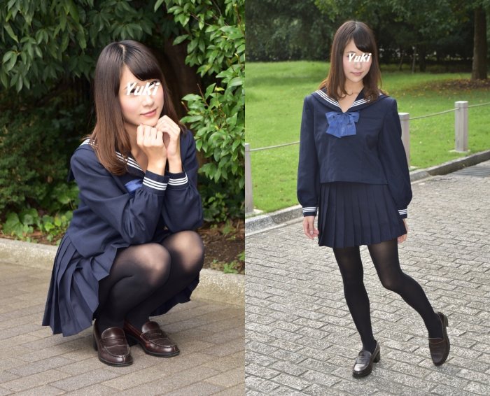 Yuki#2／セーラー服＋黒タイツ