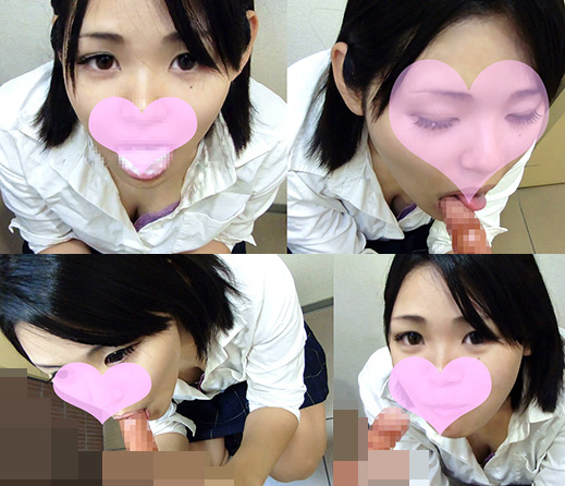 【制服娘絶対秘密の放課後バイト】不慣れでもエロいご奉仕フェ○で口内発射体験