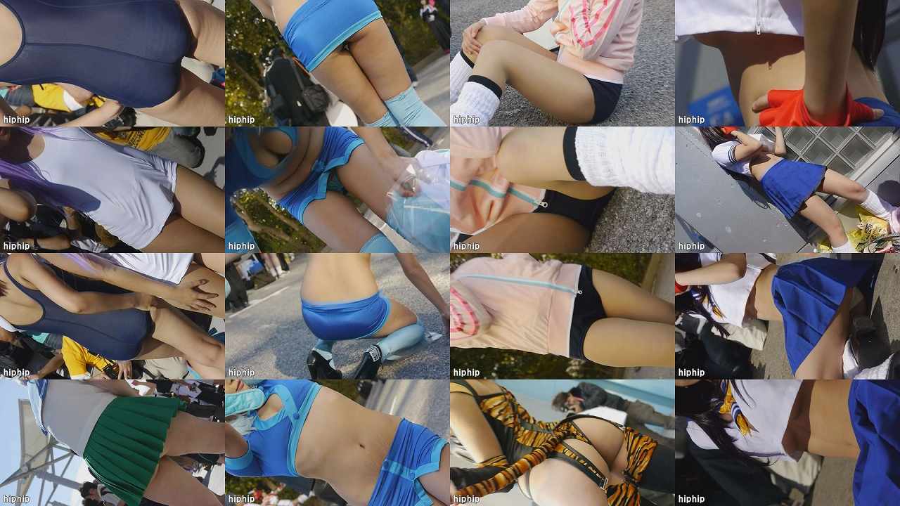 【超高画質フルHD動画】コスプレイベントで露出しまくる素人娘がエロすぎるNO-1~NO-8コンプリートセット