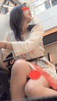 【美脚の表情】清楚なお嬢様のチラリズム【街撮り】