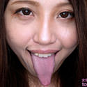 【舌フェチベロフェチ】吉瀬沙耶のエロ長い舌と口内をじっくり観察