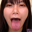 【舌フェチベロフェチ】有加里ののかのエロ長い舌と口内をじっくり観察
