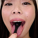【舌フェチ唾フェチ】美波こづえのエロ長い舌・唾・口の臭い堪能コース2