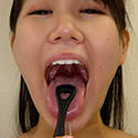 【舌フェチ唾フェチ】富井美帆のエロ長い舌・唾・口の臭い堪能コース2