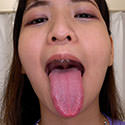 【舌フェチベロフェチ】宮崎リンのエロ長い舌と口内をじっくり観察