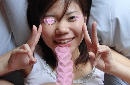 【静止画】笑顔が可愛いお嬢様に鼻の穴を直撃顔射！（アナル舐め、ダブルピース、顔射、お掃除フェラ）