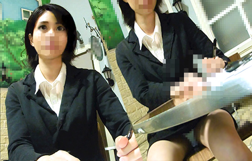職権乱用!極悪手口盗撮動画~面談中パンツを盗られる乙女No,16~(美人スーツOL純白Pで思わず絶頂~)