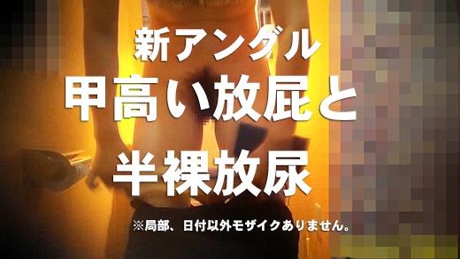 新☆洋式トイレの風景001【放尿】【放屁】【半裸】