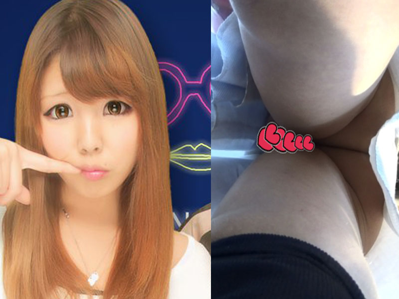 ○○○○アイドルのノーパンプライベートデート　MさんPart3　【逆さ撮り⑱】