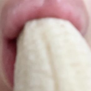 【口 唇 舌 咀嚼 フェチ】バナナを食べる
