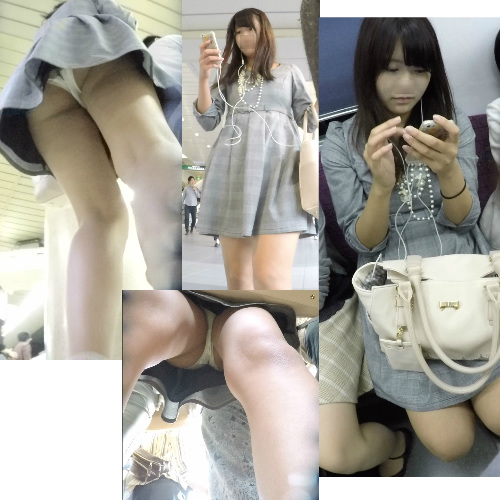 【ネズミEYE29】激カワミニスカJD長時間尾行。対面になってオマソコ撮影