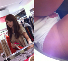 【お買い得2本セット!FHD!35分!】 美人店員さんのパンティえぐり撮り Vol.13&15 【期間限定特価!】