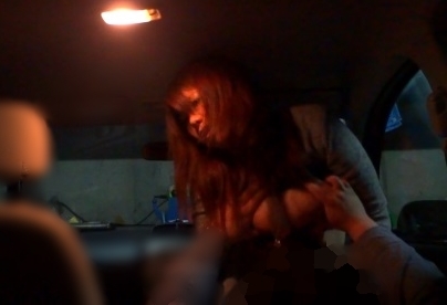 ワケアリ！衝撃映像！【個人撮影】爆乳ギャルウエイトレス☆ゆなちゃん☆を無理矢理バイト先ロ○ホ駐車場で...