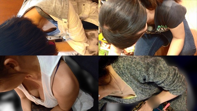 【フルHD】胸チラ 1〜4 セット