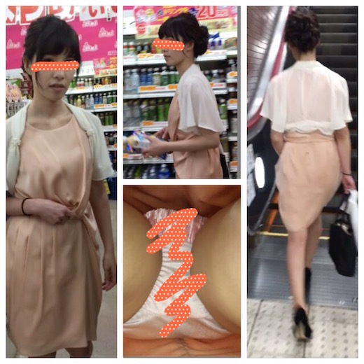 【超Ｓ級美女】ドレス姿のマジで綺麗なお姉さんのスカートの中を盗撮しちゃいました。