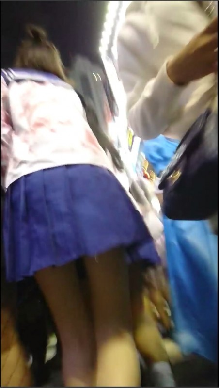 夜の混雑ハロウィンめくり祭り2