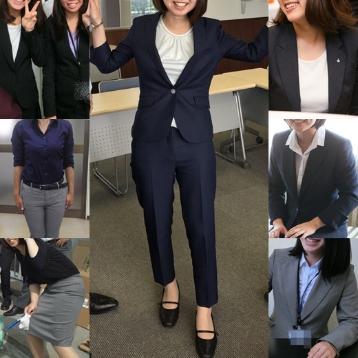 働くOLさん14 美人な女子社員さんはレディーススーツが似合いすぎ