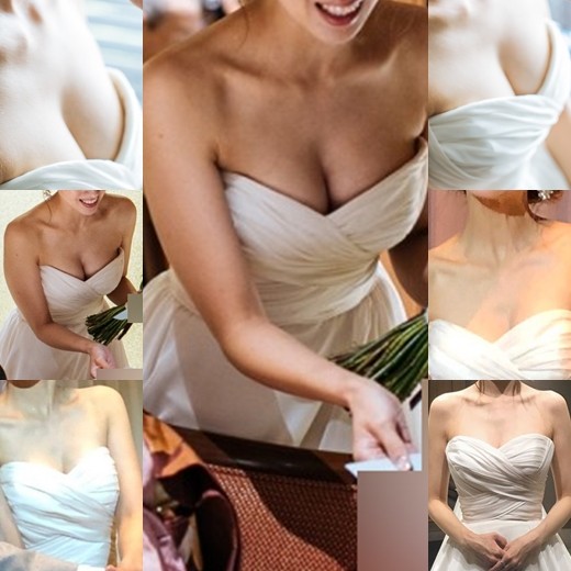 新婦さん05 巨乳を晒しすぎ!?セクシーなウェディングドレス!