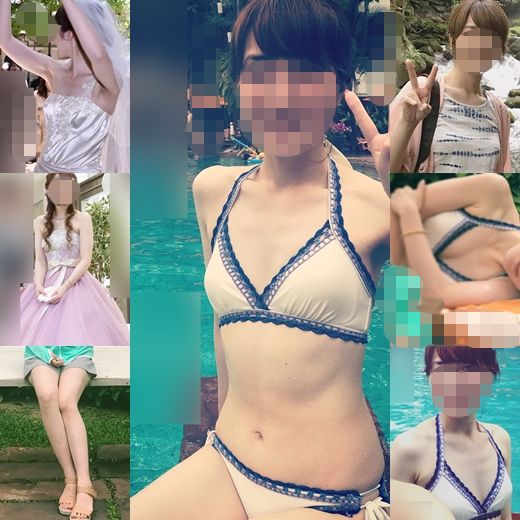 新婦さん03 しっかりしてそうな美人花嫁さんの水着姿