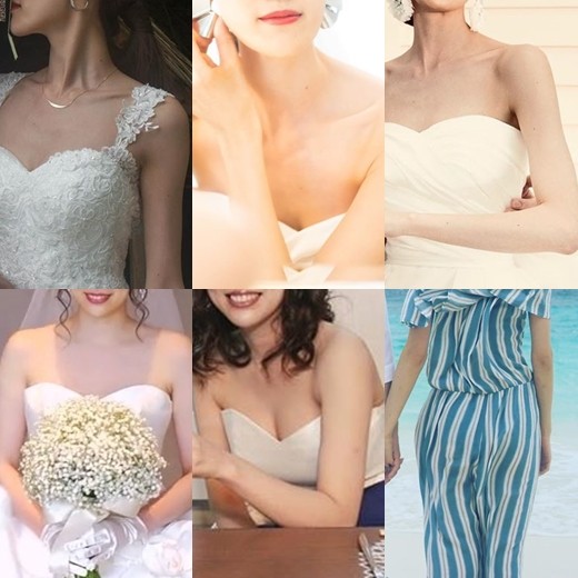 新婦さん98 おっぱい谷間がエチエチな美人花嫁さま
