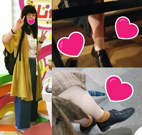 【現役JD×足フェチ】高身長現役JD、Kちゃんのムチムチデカ脚がエロすぎるww