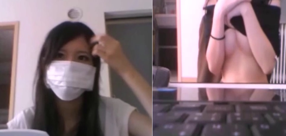 清楚な美乳看護師さんとビデオ通話