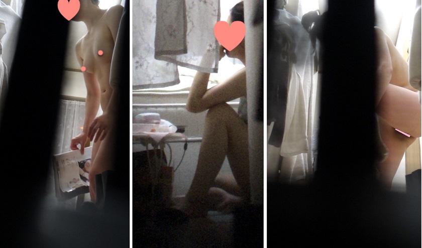 アートな裸を披露。服飾系の専門学生の私生活を観察。