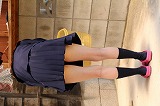 【期間限定販売】完全顔出し 素人 本物制服撮影 野外ミニスカセーラー服 生脚紺ソックス 画像 №5 【ZIPファイル】