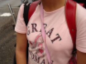 下校途中の巨乳●学生