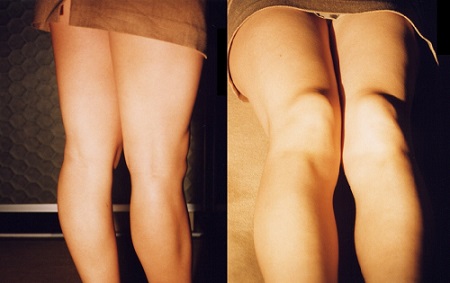 ムチムチの生脚を徹底的に見せます