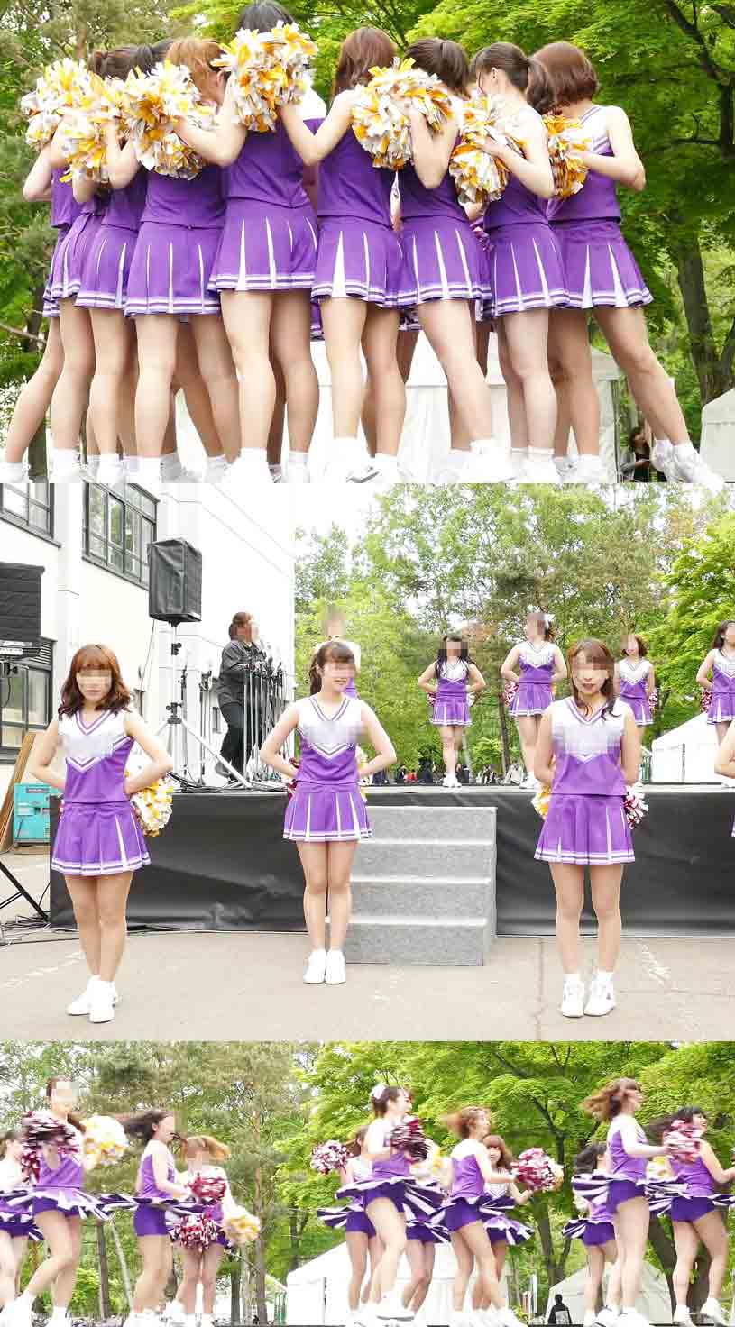 女子大生達の学園祭チアパフォーマンス