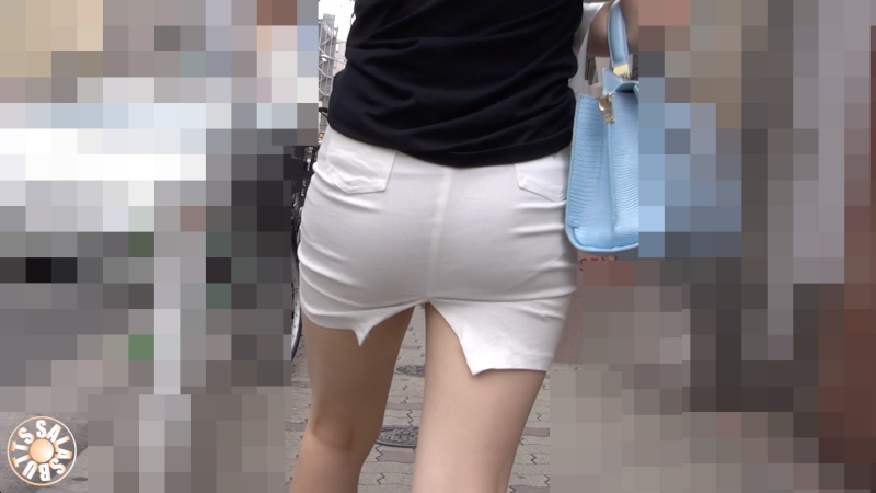 【FHD高画質】 ボディサービス系女子 短すぎるタイトスカート