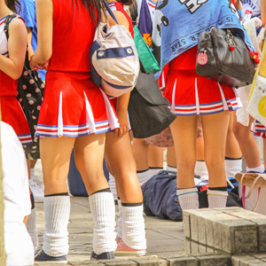 【チアＪＫ】 高校野球 de 女子高生 ～紅～