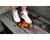 Food crash with Sneakers　Persimmon　#mandarin orange