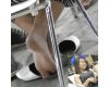【フルHD動画】椅子の下に見えるサンダル脱ぎの足の裏２(3ｼｰﾝ)