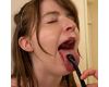 【舌フェチ唾フェチ】ジューン・ラブジョイのエロ長い舌・唾・口の臭い堪能コース2
