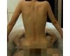 Sex in bath with slender wife