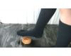 [Video] sole Hihokan ★ black knee-high socks crash set ☆ HijiriK