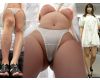 【無防備Gカップ】ノーブラ爆乳×食い込みTバック尻の白ワンピ美女がエロすぎ!!無防備な超エロBODYを堪能せよ!!