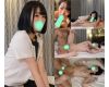 《個人撮影》今の彼氏としかエッチしたことない経験浅めな美人セラピストさんを無理ハメしたら「なにこれ！めっちゃ気持ちいい！」とイキ