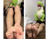 19 years old, 24cm very weak sole tickling! 3 minutes 1 second