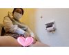 Married woman squirting masturbation in the toilet at work